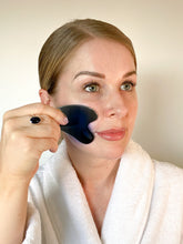 Load image into Gallery viewer, Let’s GLO Stainless Steel Face Roller &amp; Gua Sha Set
